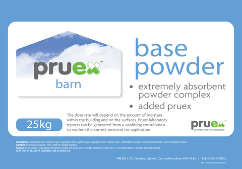 1.0.1 Pruex Base Powder 50 bag PALLET (25Kg bags)