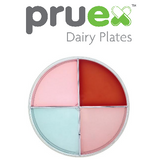 2.0 Pruex Dairy Plates, 15 per pack